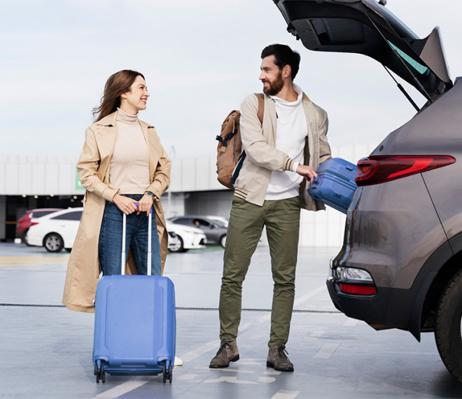 Tbilisi Airport parking lot