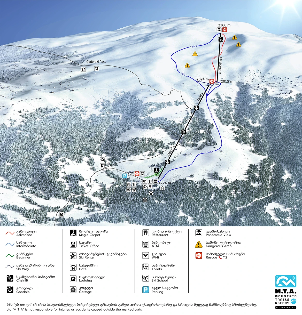 Goderdzi Slope Map