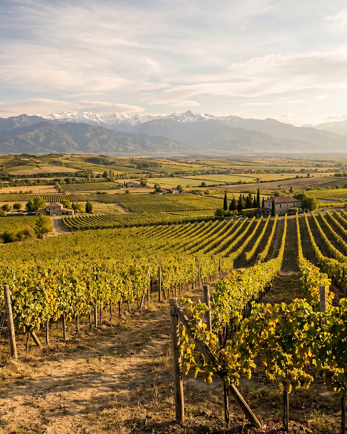 Kakheti vineyard landscape