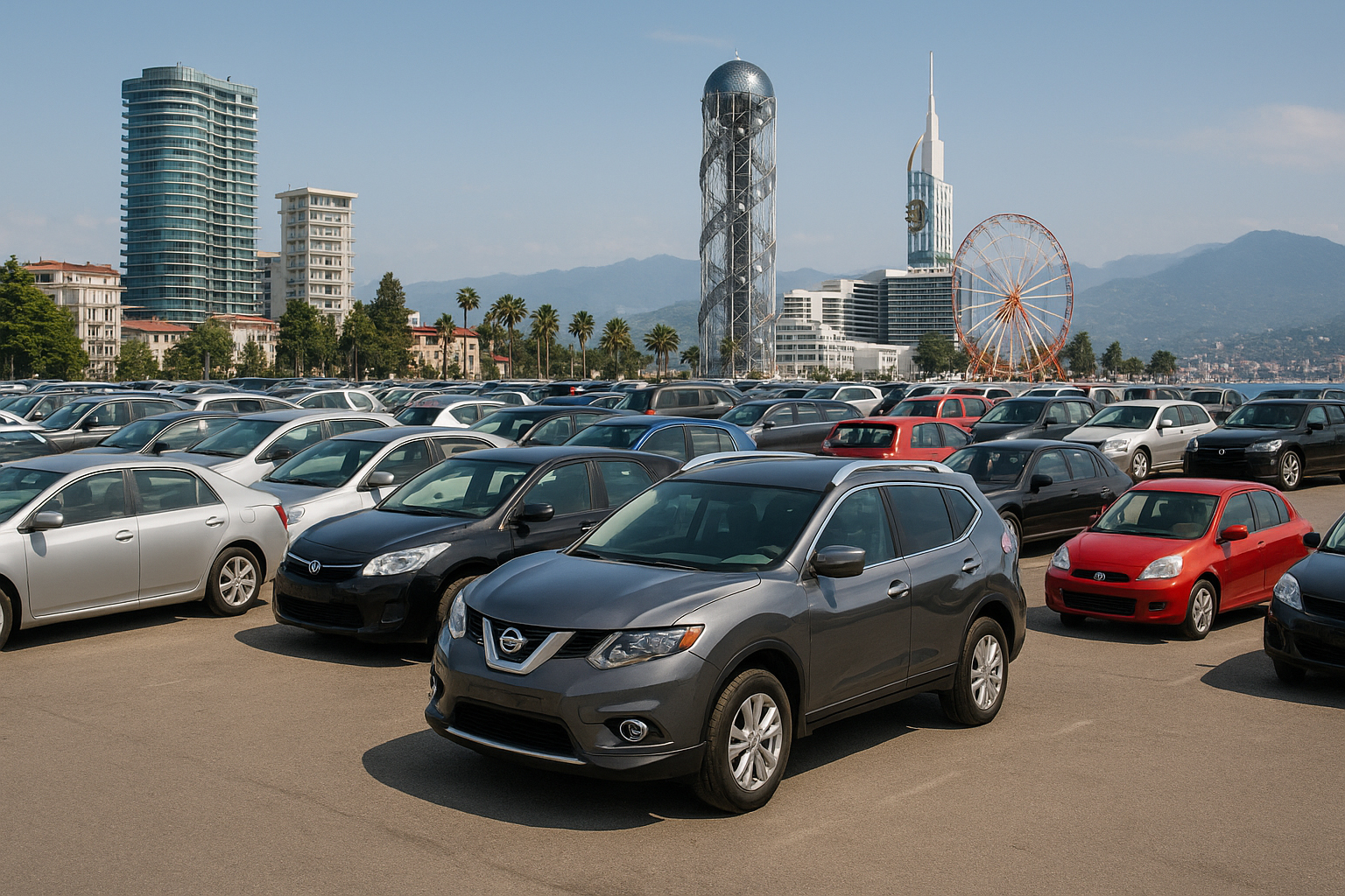 Congested Parking in Batumi