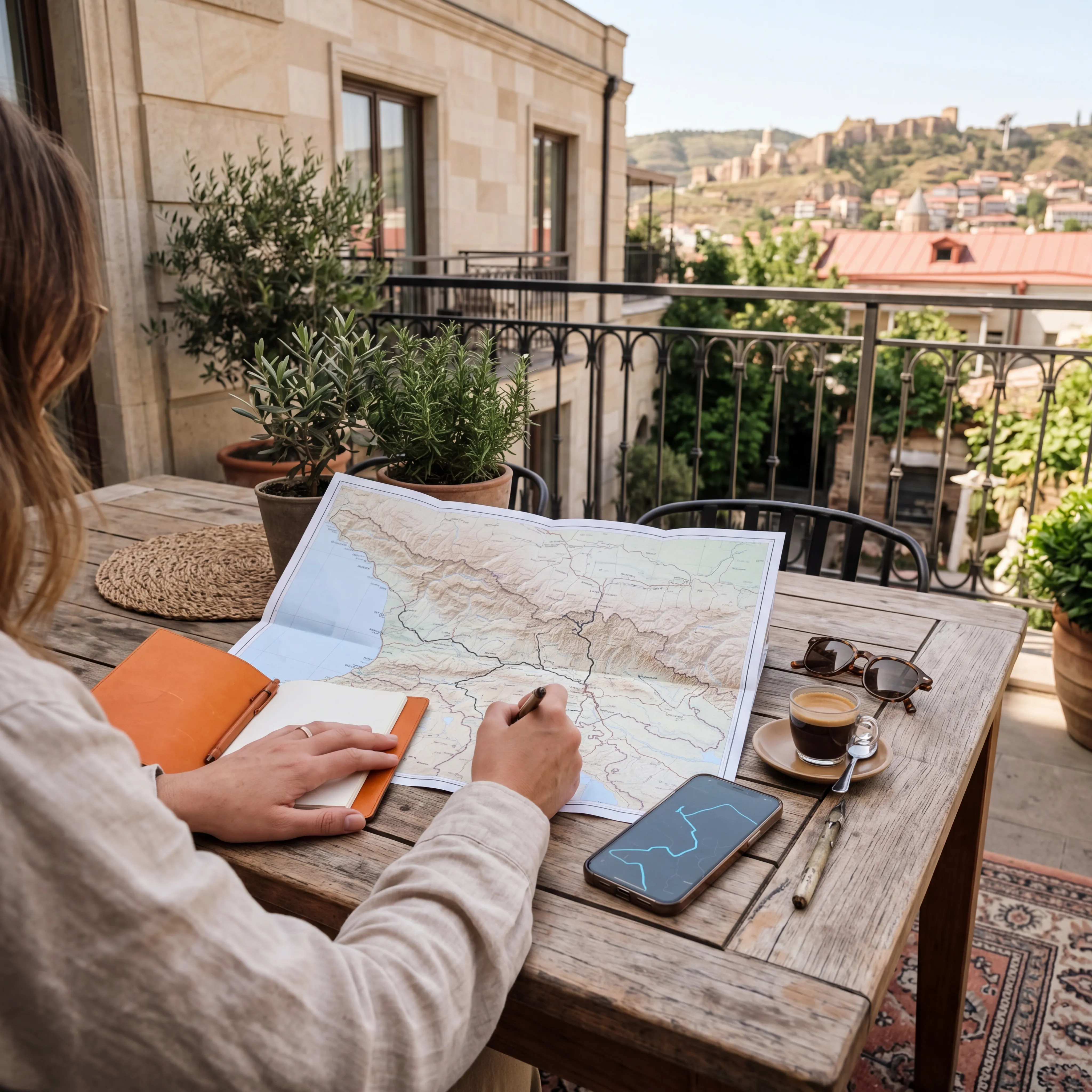 Planning a Georgia road trip before renting a car